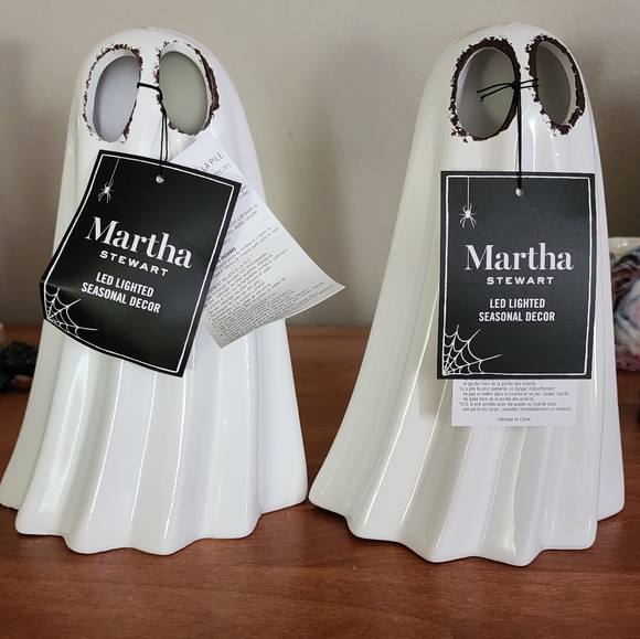 Martha Stewart Holiday 2 Martha Stewart Ceramic Light Up Ghosts